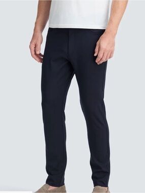 Unbound Merino Travel Pants Men’s Navy 34x30 Slim Business Office Work Chino